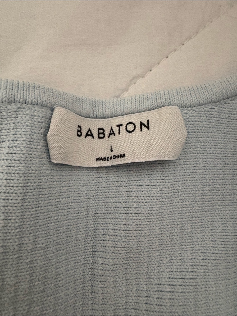 Babaton Soft Sky Ribbed V-Neck Knit Top - Picture 2 of 2